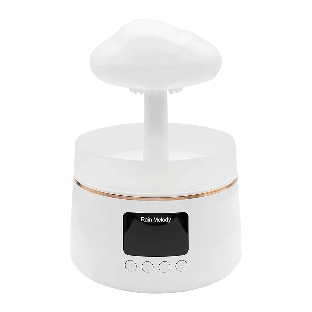 300ml 5W USB Air Diffuser Bluetooth Rain Cloud Humidifier Design Mushroom Lamp Colorful NightLight Ultrasonic Aroma Diffuser