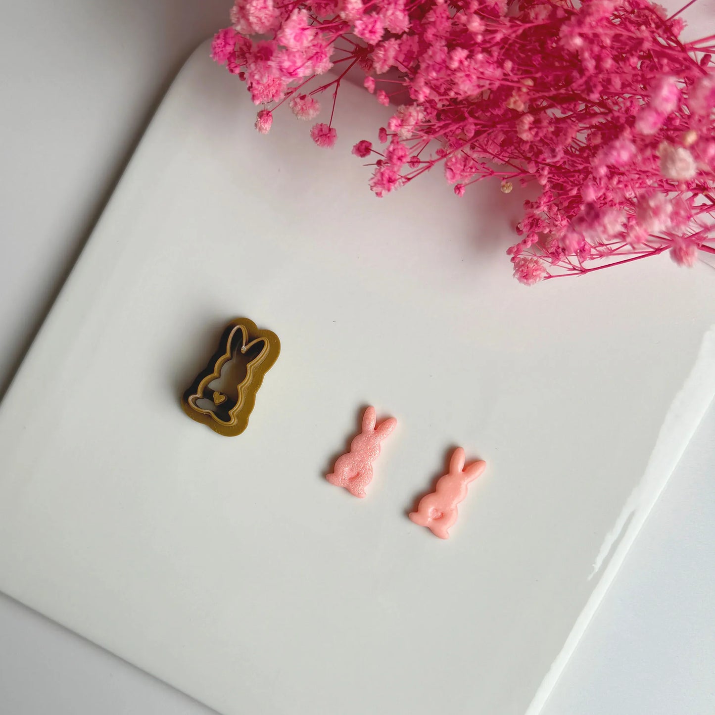 Easter Series Cute Cartoon Rabbit Carrot Shape Polymer Clay Cutters For DIY Earrings Jewelry Makings Embossing Cutting Die