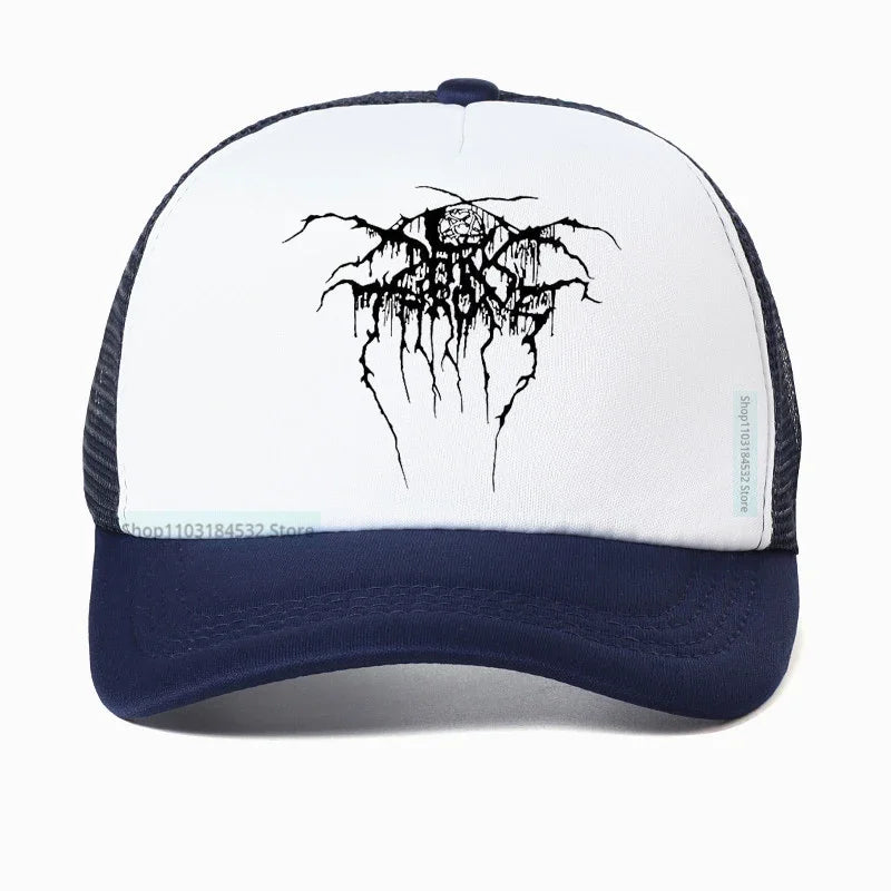 Into the Abyss: Darkthrone Baseball Cap - Premium Baseball cap from Lizard Vigilante - Just $23.88! Shop now at Lizard Vigilante