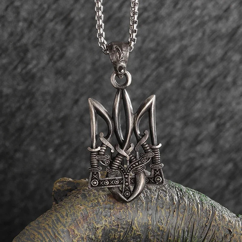 Goth Cross Skull Pendant Necklace for Men Fashion Party Trend Vintage Punk Gothic Jewelry Halloween Gifts - Premium pendant from Lizard Vigilante - Just $19.99! Shop now at Lizard Vigilante