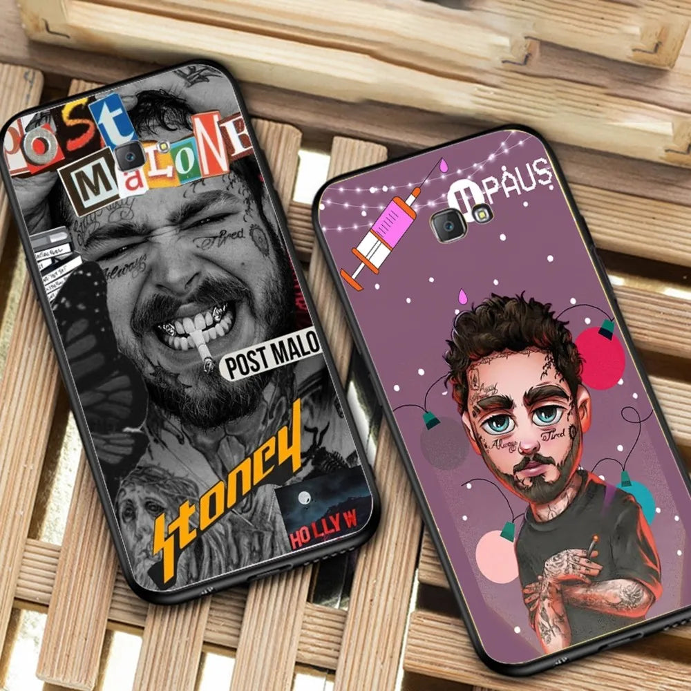 Post Malone Singer-Inspired Phone Case for Samsung A10-A91 | Premium TPU Cover with Full Protection - Premium phone case from Lizard Vigilante - Just $19.88! Shop now at Lizard Vigilante