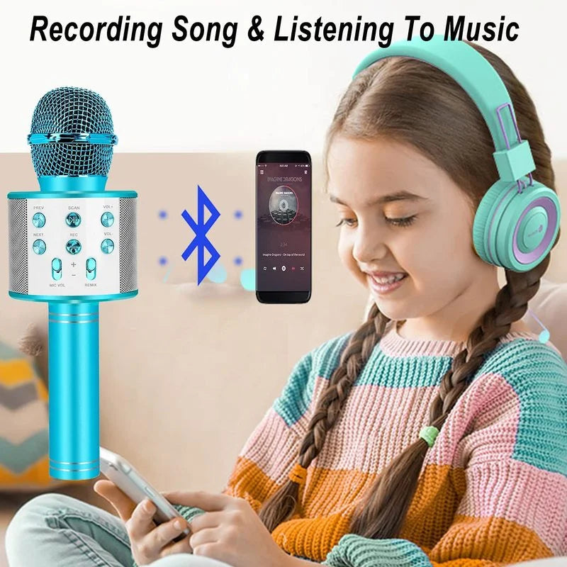 Handheld Karaoke Microphone for Kids – Fun Toys for 4-15 Year Old Girls - Premium microphone from Lizard Vigilante - Just $22.88! Shop now at Lizard Vigilante