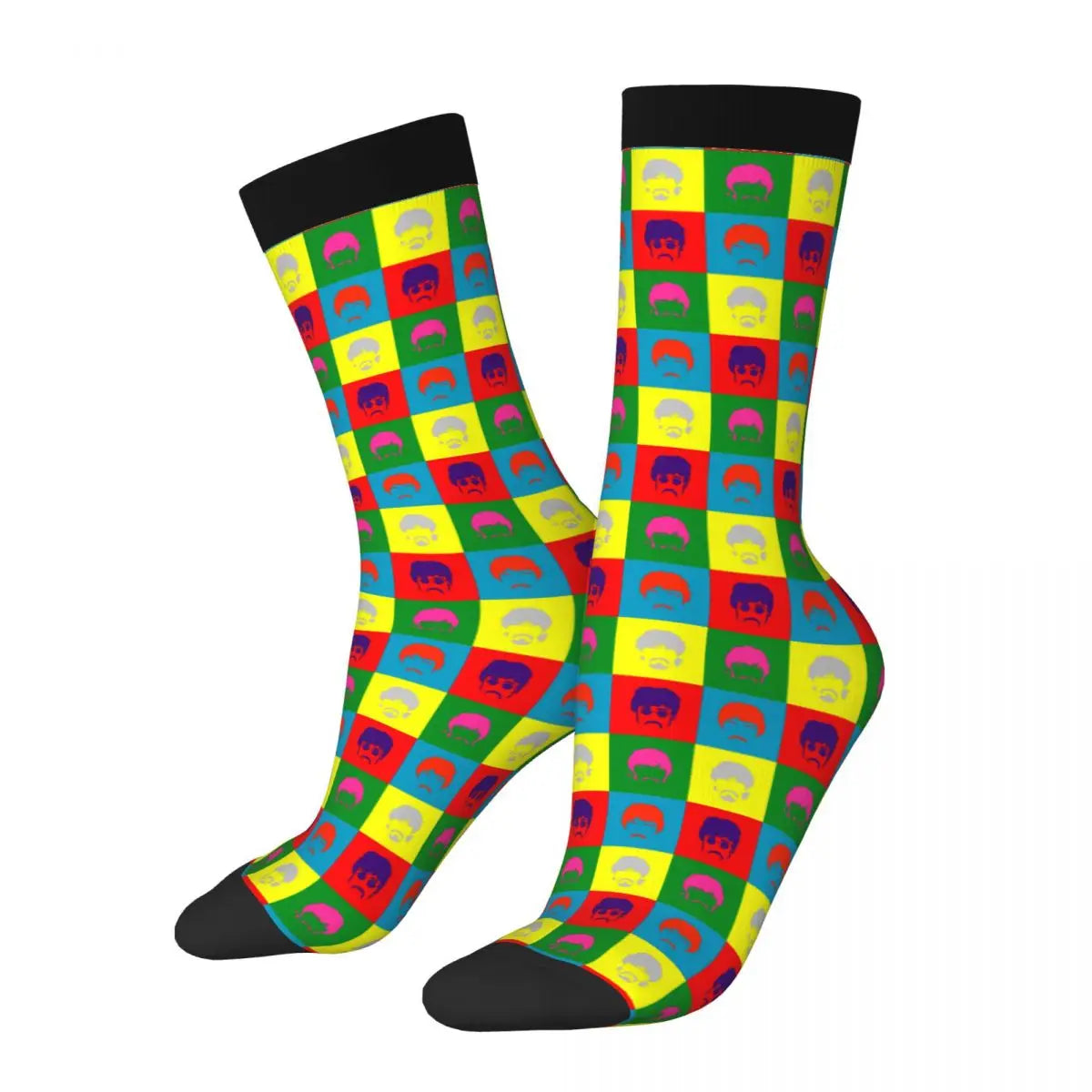 Fab Four The Beatle Sock Socks Men Women Polyester Stockings Customizable Hip Hop - Premium  from Lizard Vigilante - Just $17.99! Shop now at Lizard Vigilante