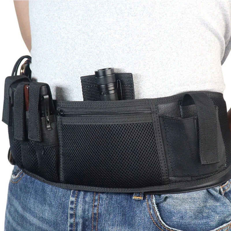 Tactical Belly Band Concealed Carry Gun Holster Universal Invisible Waist Pistol Holster Girdle Adjustable Battle Belt Duty Belt - Premium  from Lizard Vigilante - Just $23.99! Shop now at Lizard Vigilante