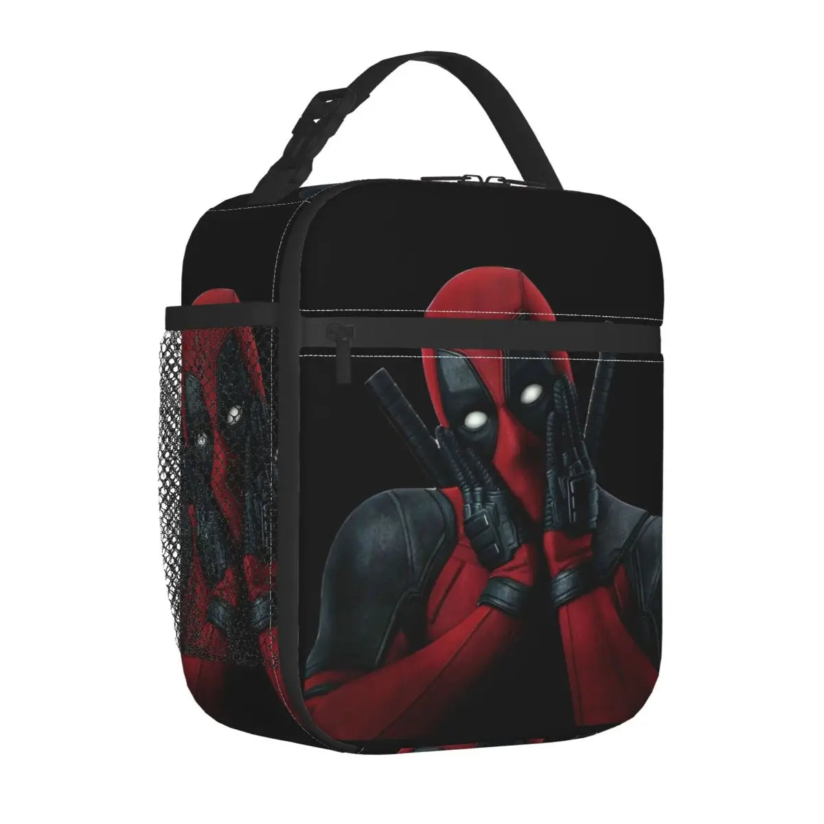 Deadpool Film-Inspired Insulated Lunch Bag – High-Capacity Thermal Tote for Men, Women, College, and Picnics - Premium bag from Lizard Vigilante - Just $23.88! Shop now at Lizard Vigilante