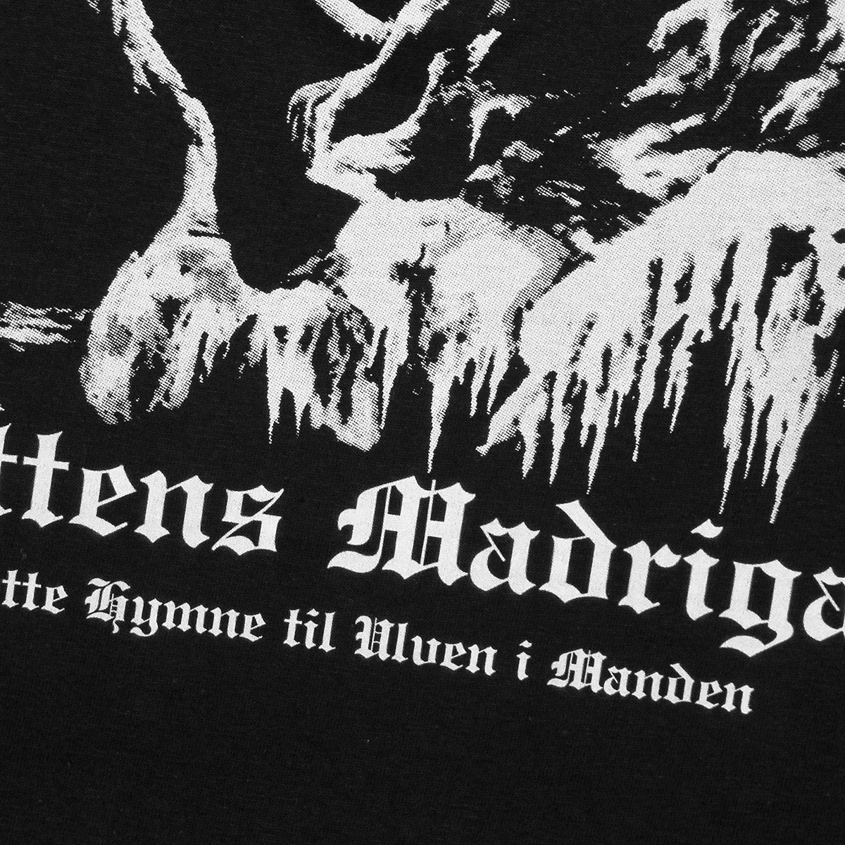 Ulver 'The Madrigal of Night' Black Metal T-Shirt – Agalloch, Satyricon-Inspired Washed Cotton Summer Tee for Men - Premium t-shirt from Lizard Vigilante - Just $31.08! Shop now at Lizard Vigilante