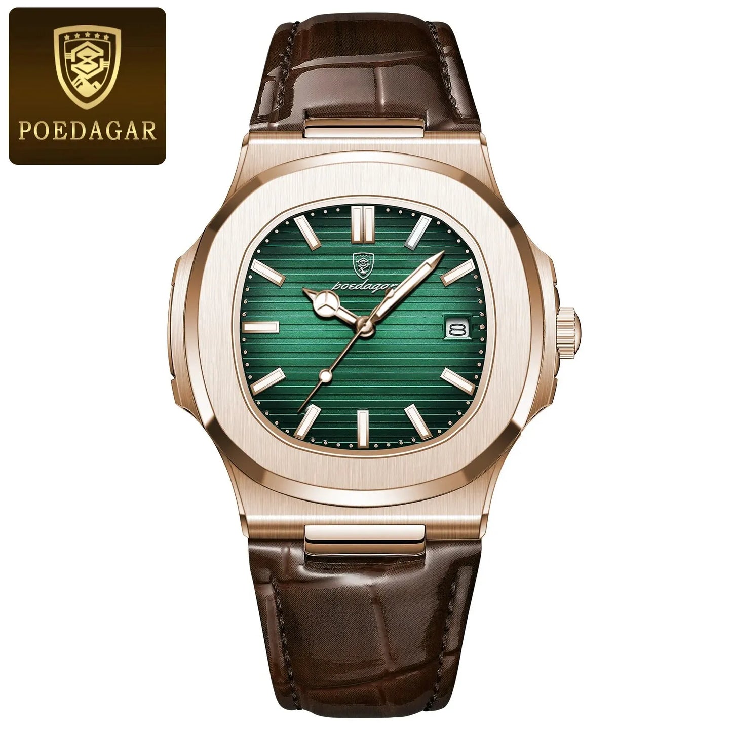 POEDAGAR Top Luxury Square Man Watch – Stylish, Functional, and Durable - Premium watch from dsers - Just $22.99! Shop now at Lizard Vigilante