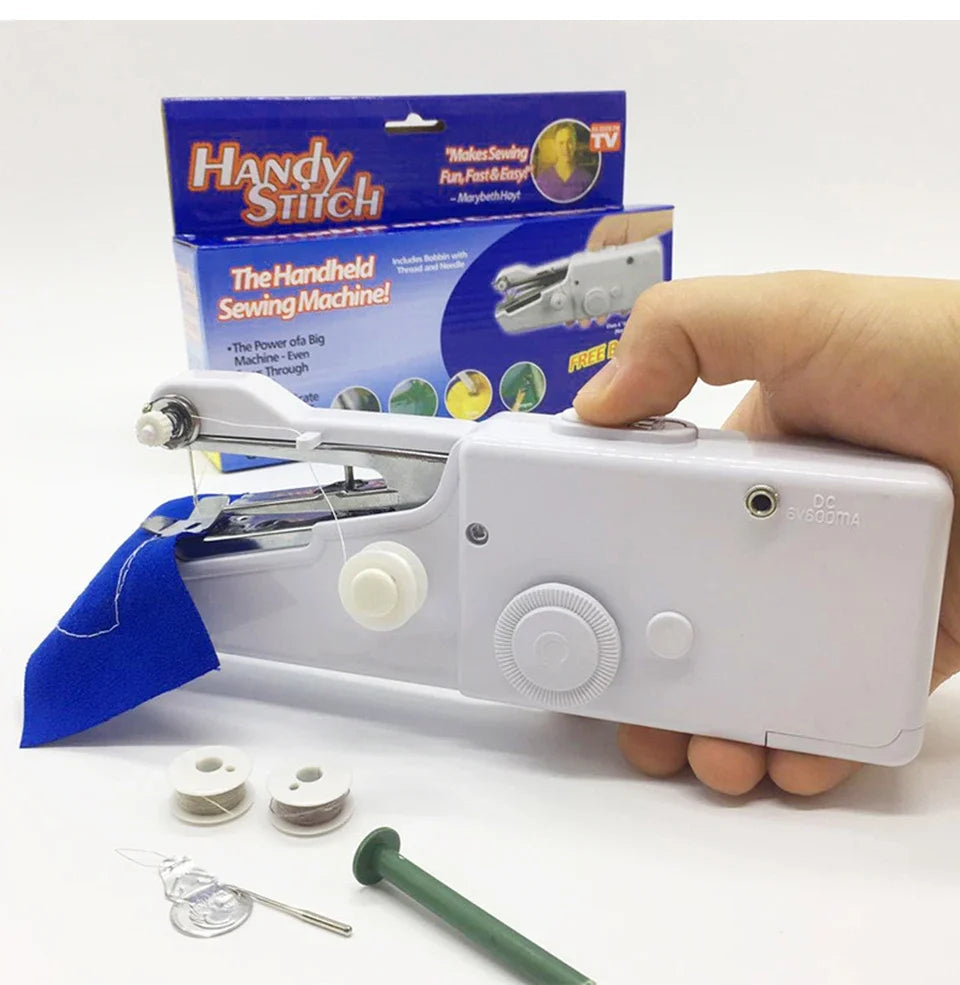Lizard Vigilante Handheld Mini Sewing Machine – Portable Manual Stitcher for Quick Repairs, Travel & DIY Needlework - Premium sewing machine from dsers - Just $22.22! Shop now at Lizard Vigilante