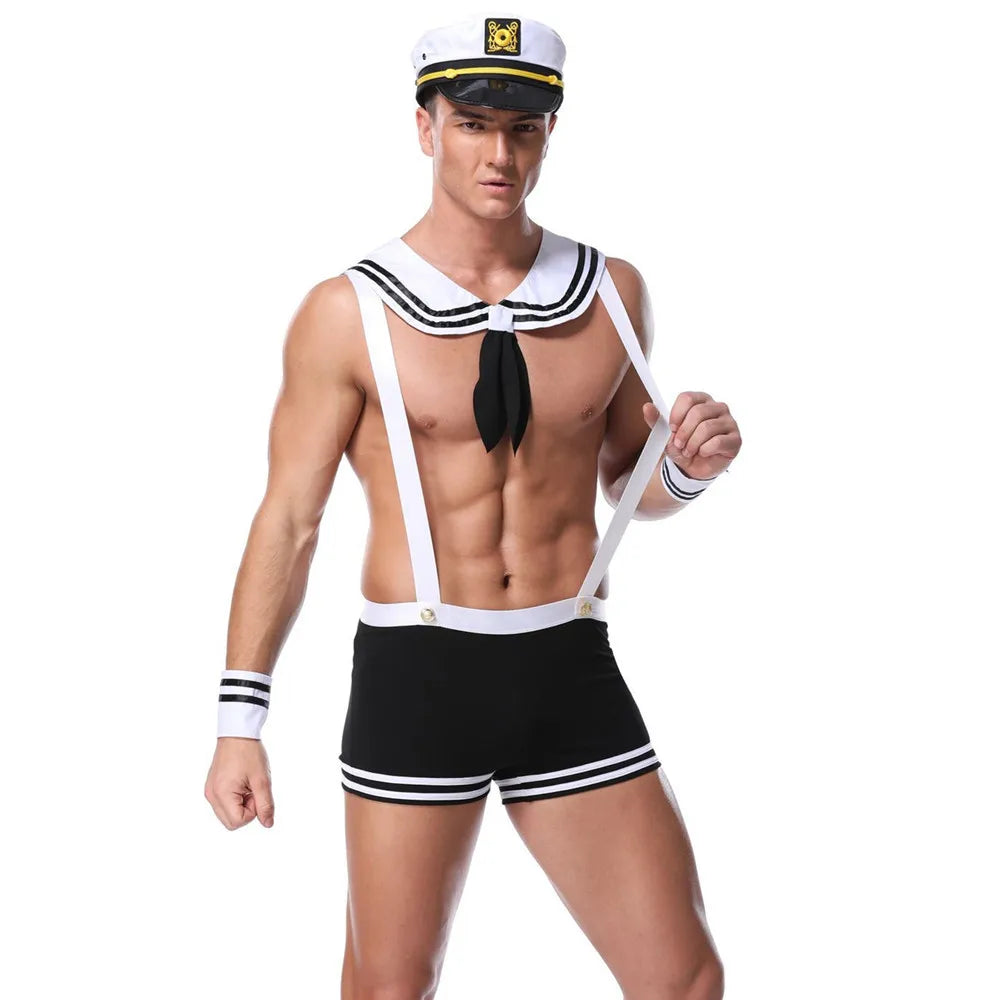 Stripper Male Underwear Men Erotic Uniforms Police Rob Halford Waiter Doctor Roleplay Porn Costumes Nightclub Outfit Husband Date Lingerie Set - Premium Underwear from Lizard Vigilante - Just $42.99! Shop now at Lizard Vigilante