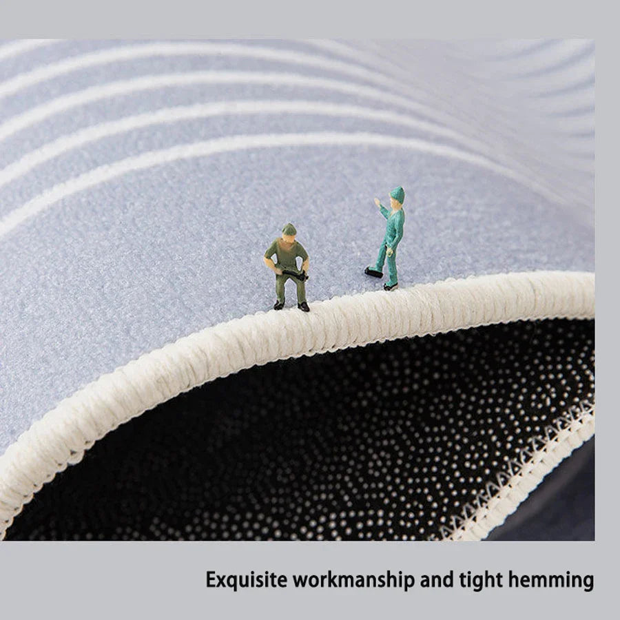 Abstract Geometric Large Rugs for Living Room Nordic Retro Room Decoration Home Mats Non-slip Washable Bedroom Cloakroom Carpet