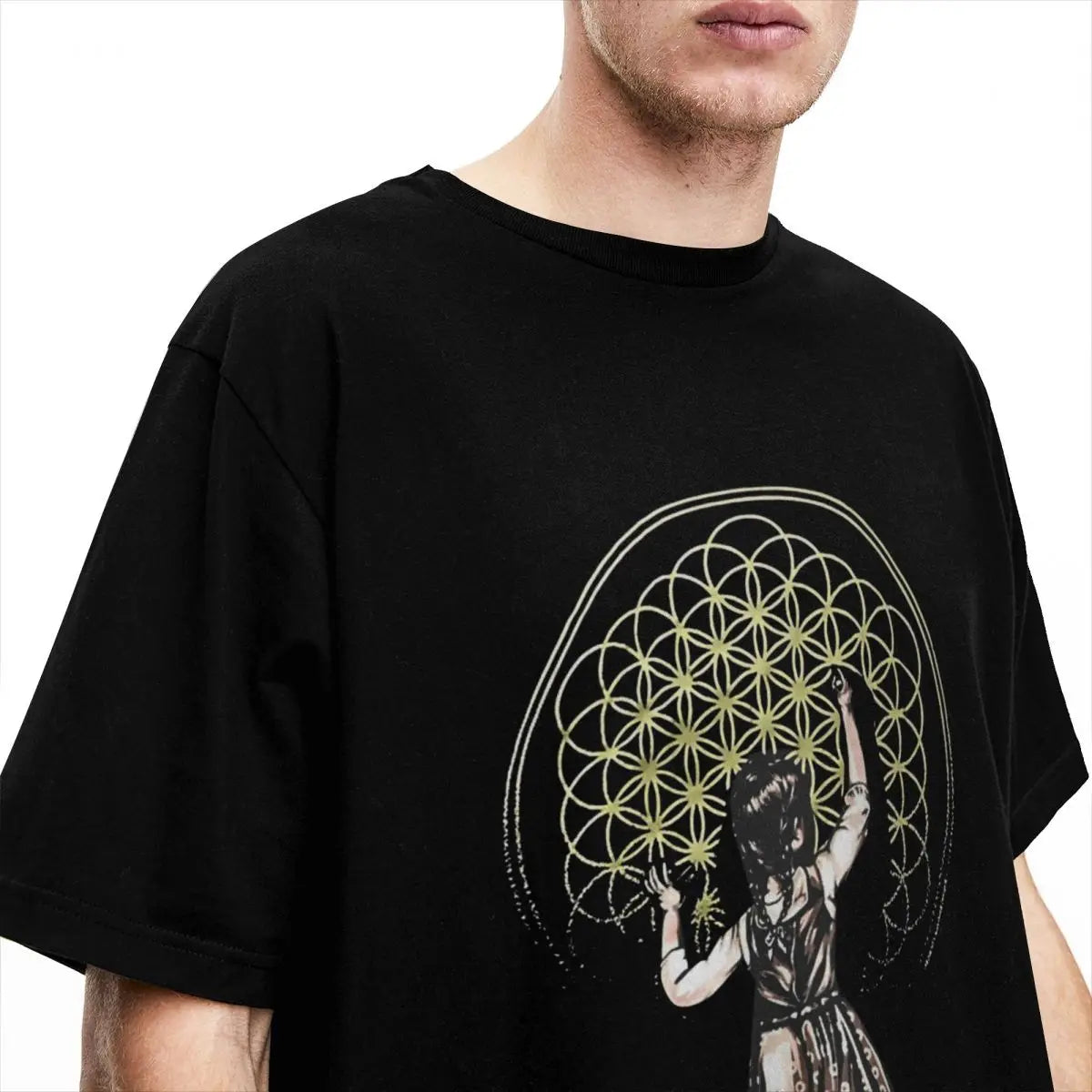 Bring Me The Horizon Men's Cotton T-Shirt – Short Sleeve Summer Music Tee - Premium T-Shirt from Lizard Vigilante - Just $33.88! Shop now at Lizard Vigilante