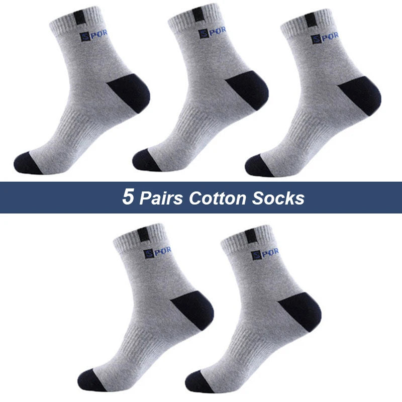 5-Pair Comfort Sock Set - Breathable, Odor-Resistant, and Stylish - Premium socks from Lizard Vigilante - Just $18.88! Shop now at Lizard Vigilante