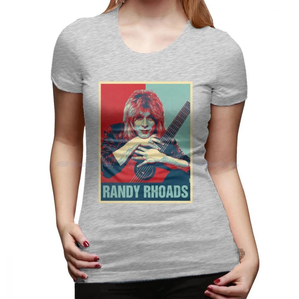 Randy Rhoads Hoodie T Shirt 100% Cotton Tee Retro Hope Style Heavy Metal Quiet Riot Ozzy Osbourne Guitarist - Premium  from Lizard Vigilante - Just $16.99! Shop now at Lizard Vigilante