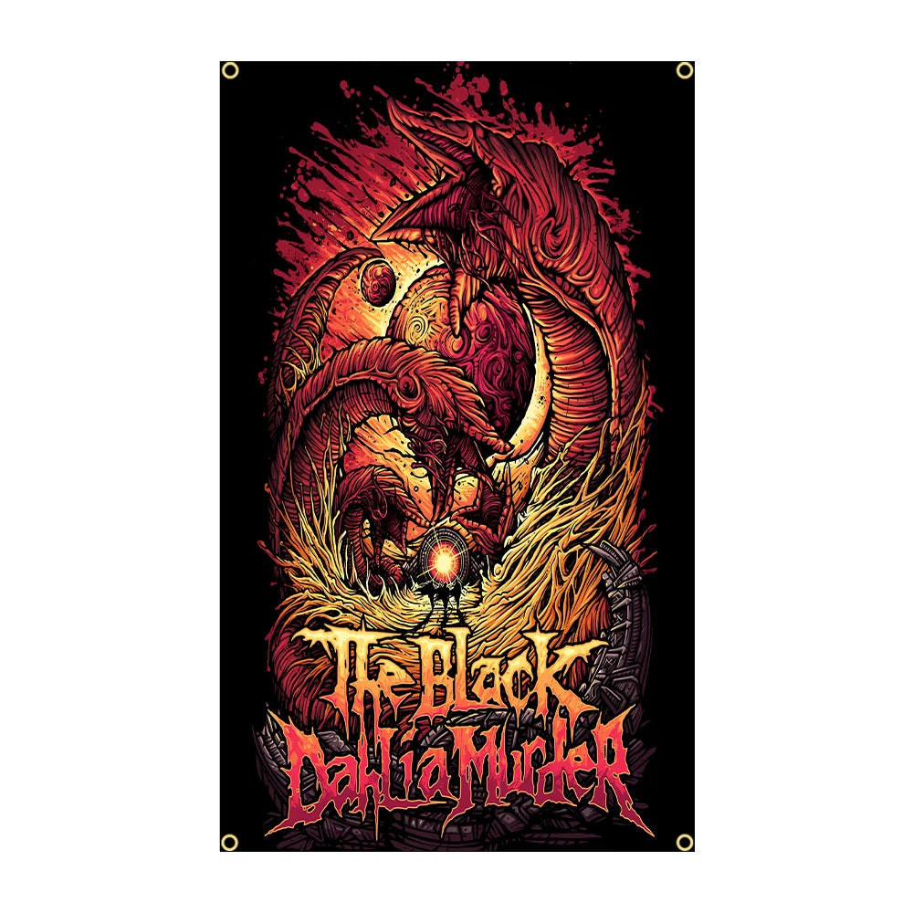 American Deadcore The Black Dahlia Murder Flag – 3x5 Ft Polyester Rock Banner for Decor and Tapestry - Premium flag from Lizard Vigilante - Just $13.99! Shop now at Lizard Vigilante