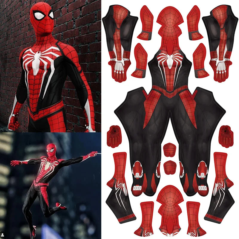 Spiderman Costume Black PS5 Advanced Cosplay 3D Printed Spandex Superhero Spidey Boys Halloween Costume Spider Bodysuits Adult - Premium Cosplay Costumes from Lizard Vigilante - Just $62.99! Shop now at Lizard Vigilante