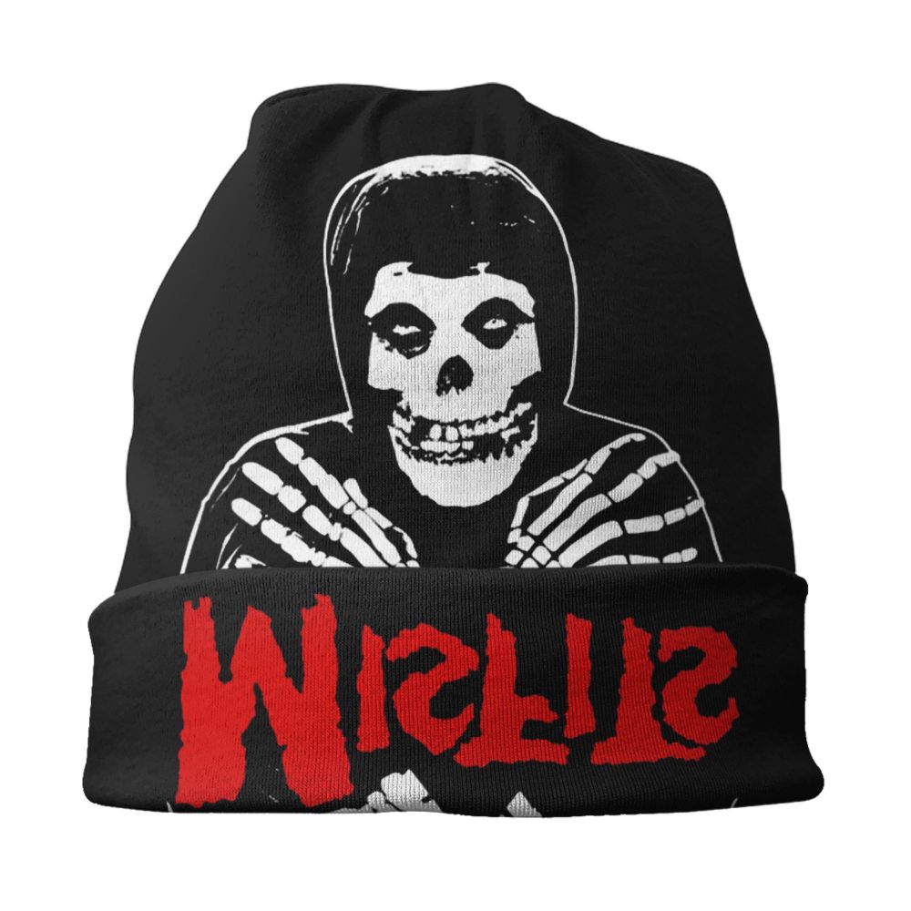 Misfits Horror Punk Rock Knit Beanie – Unisex Winter Skull Cap for Men & Women - Premium beanie from dsers - Just $19.99! Shop now at Lizard Vigilante