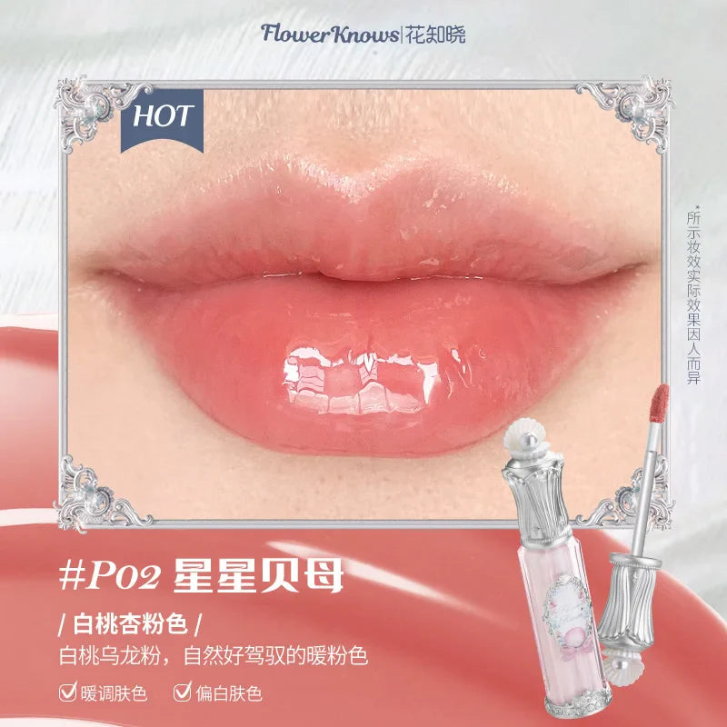 Flowerknows Strawberry Cupid Lipstick Cake Matte Velvet Lipgloss Lip Mud Makeup Korean Flower Know Lip Cream For Girls&Women