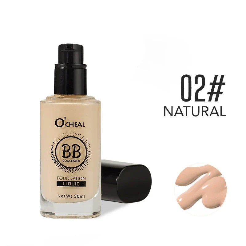 Full Coverage Foundation - Waterproof, Long-Lasting, Matte Finish, Ideal for Hiding Dark Circles Natural Look - All Skin Types