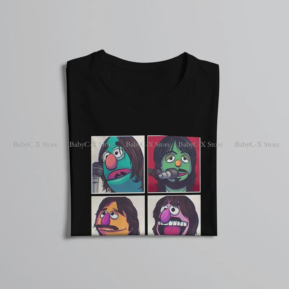 Muppet Muppet Fashion TShirts The Beatle Band Male Harajuku Tops T Shirt O Neck - Premium T-Shirt from Lizard Vigilante - Just $23.99! Shop now at Lizard Vigilante