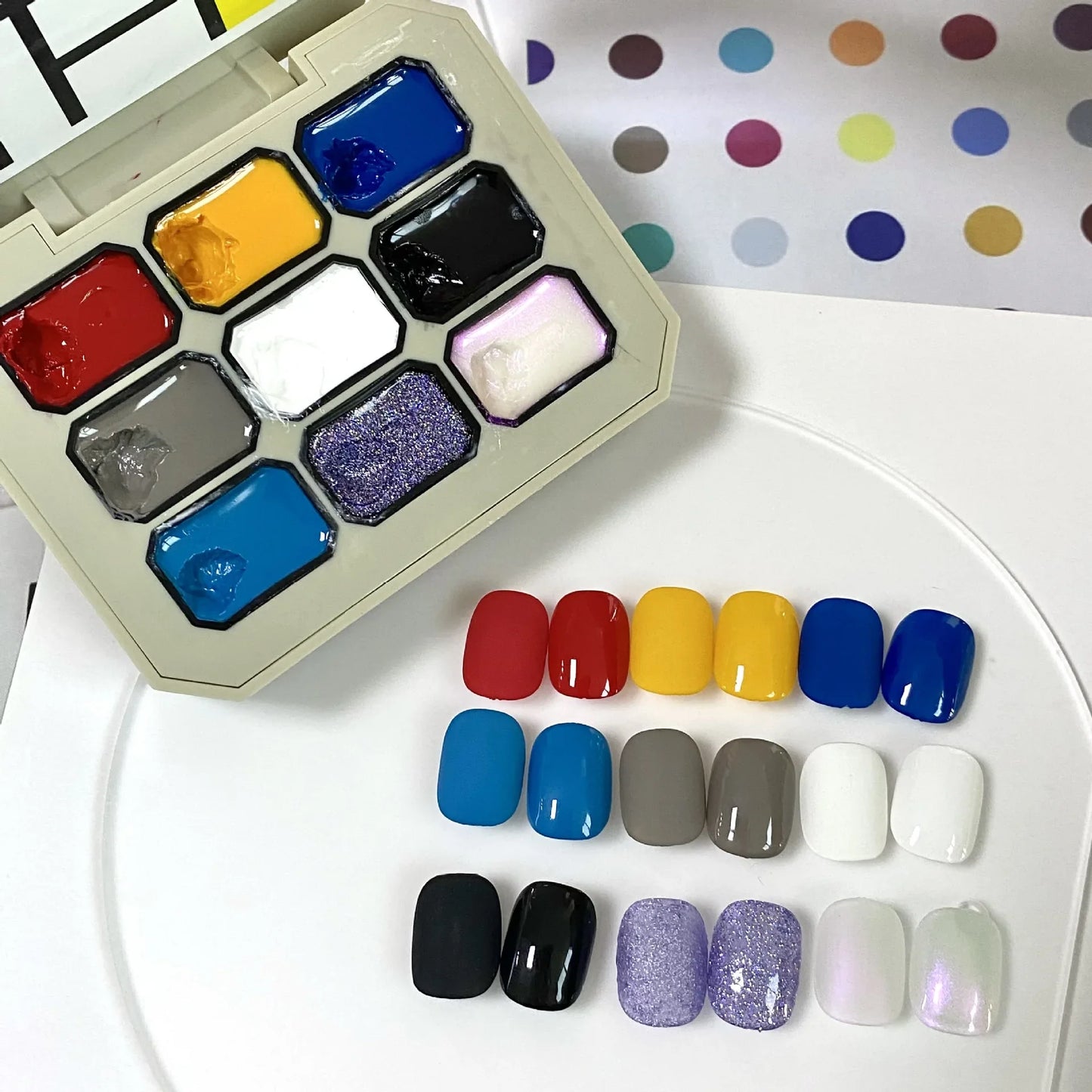 16 Color Cream Nail Gel Polish Solid Nail Gel Palette Mud Painting  Nail Art Design Soak Off UV Gel Varnish Gel Lacquer