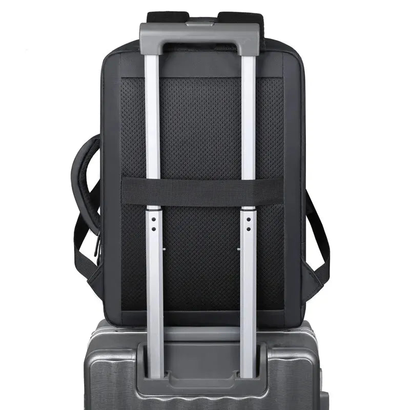 Men’s Large Capacity Waterproof Backpack with USB Charging – Business Travel Laptop Bag - Premium  from Lizard Vigilante - Just $48.99! Shop now at Lizard Vigilante