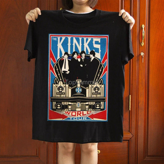 The Kinks Original Fire Punk Metal Rock Band Ray & Dave Davies Brothers T-shirt Unisex - Premium T-shirt from Lizard Vigilante - Just $23.99! Shop now at Lizard Vigilante