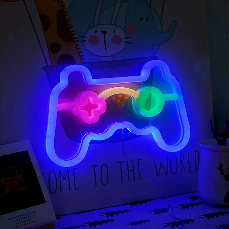 USB Or Battery Powered Gaming Neon Sign Table Lamp, Gaming LED - Premium neon sign from Lizard Vigilante - Just $33.88! Shop now at Lizard Vigilante