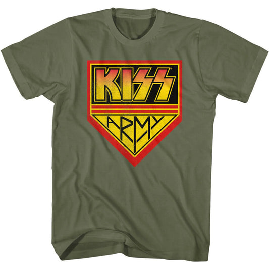 Kiss Army Men's T-Shirt Peter Kiss Ace Freedom Band Fan Club Logo Graphic Tee Glam Metal Rock Group Album Concert Shirt - Premium t-shirt from Lizard Vigilante - Just $24.99! Shop now at Lizard Vigilante