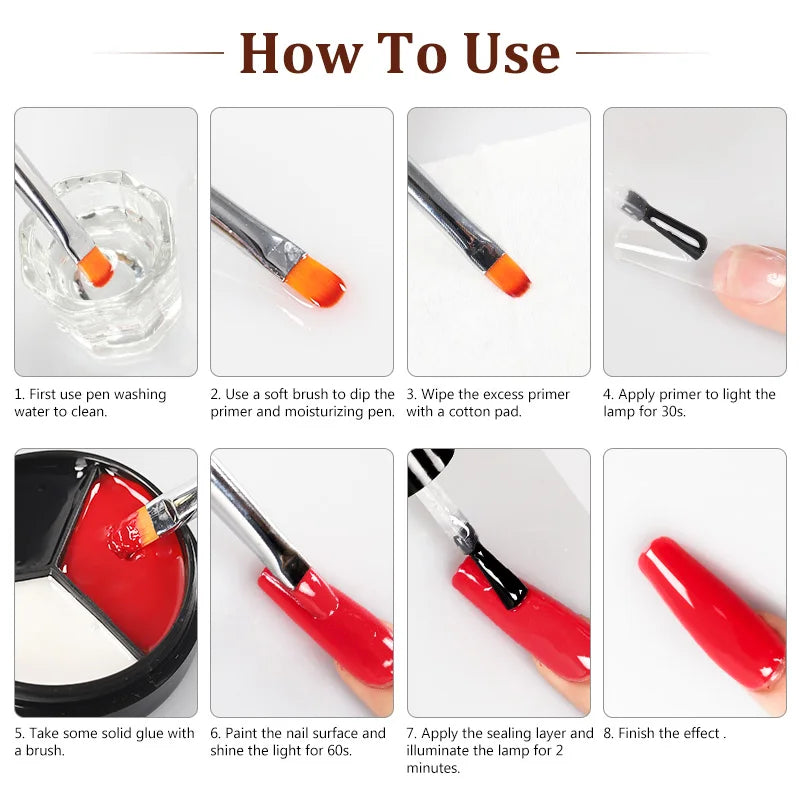 LIMEGIRL Solid Nail Art Gel Polish 15g 3 Colors Cream Soft Gel Polish for Nail Art Beginner DIY Design  Home/Salon Manicure Gift