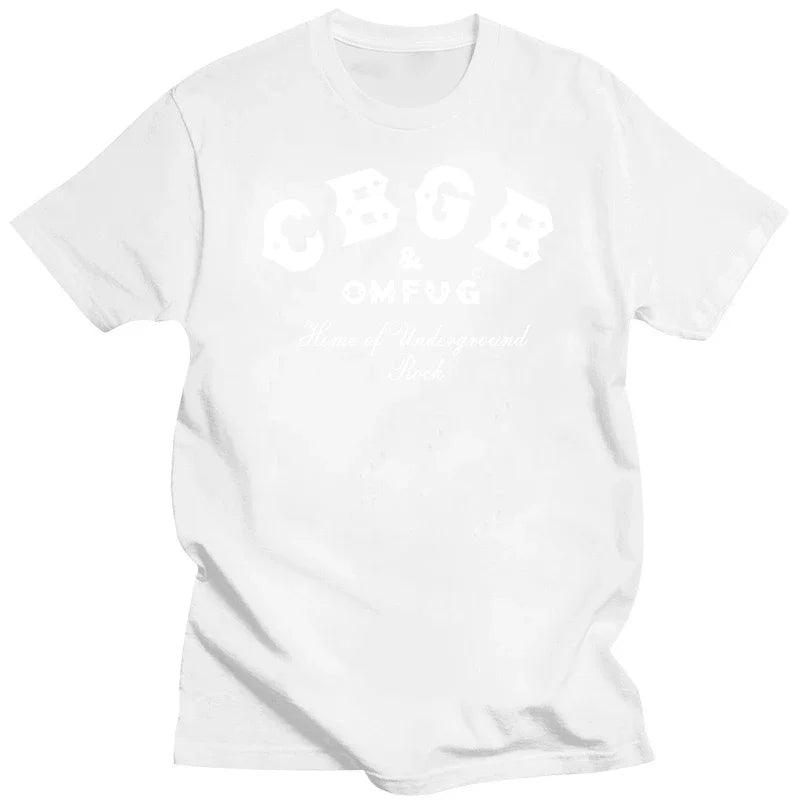 Cotton T Shirt Men Women Summer Cotton T Shirt CBGB OMFUG T-Shirt Punk Rock CBs Underground Tee EU Size Tee-Shirt Tops - Premium tshirt from Lizard Vigilante - Just $22.99! Shop now at Lizard Vigilante