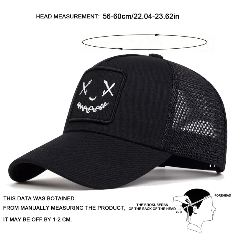 Unisex XX Embroidery Mesh Baseball Cap – Adjustable Sunscreen Hat for Casual Outdoor Travel - Premium hat from Lizard Vigilante - Just $25.99! Shop now at Lizard Vigilante