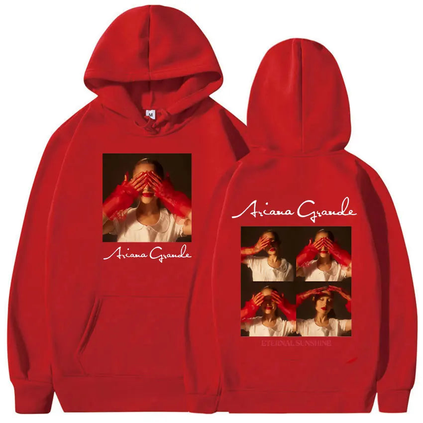 2024 Ariana Grande Eternal Sunshine Tour Oversized Hoodie – Vintage Aesthetic Unisex Hip Hop Sweatshirt - Premium Long-sleeve hoodie from Lizard Vigilante - Just $48.88! Shop now at Lizard Vigilante