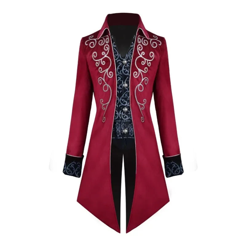 Gothic Steampunk Tuxedo Coat - A Timeless Classic - Premium coat from Lizard Vigilante - Just $54.99! Shop now at Lizard Vigilante