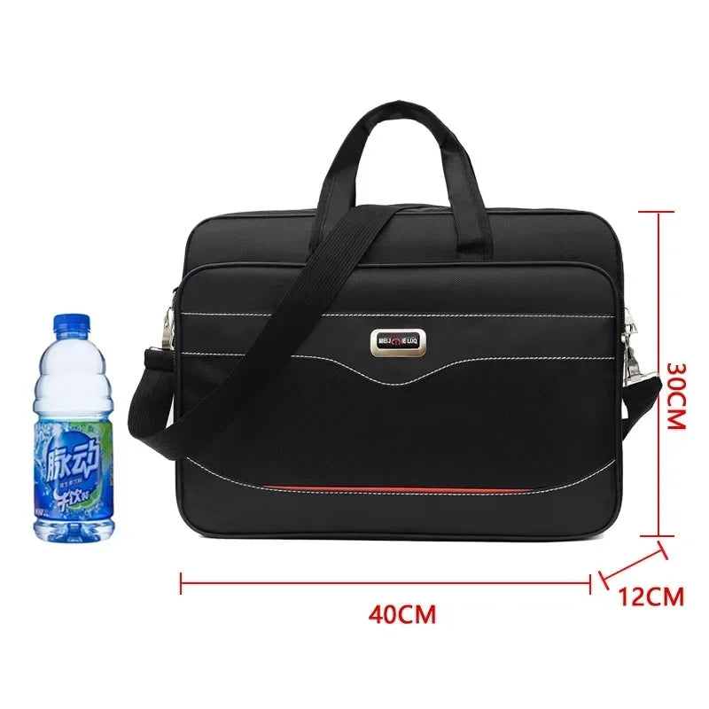 High-Capacity Briefcase Travel Laptop Protection Business Document Information Storage Bags Weekend Organizer Handbag Accessories - Premium Briefcases from Lizard Vigilante - Just $26.99! Shop now at Lizard Vigilante