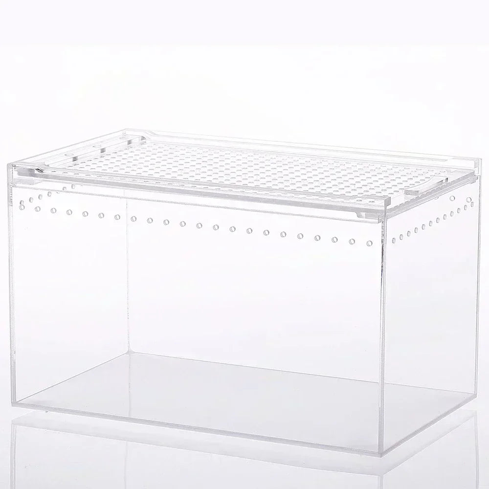 Reptile Breeding Box Transparent Acrylic Spider Lizard Amphibian Terrarium Leak-proof Pet Habitat Arboreal Tarantula Enclosure - Premium pet supplies from Lizard Vigilante - Just $29.99! Shop now at Lizard Vigilante