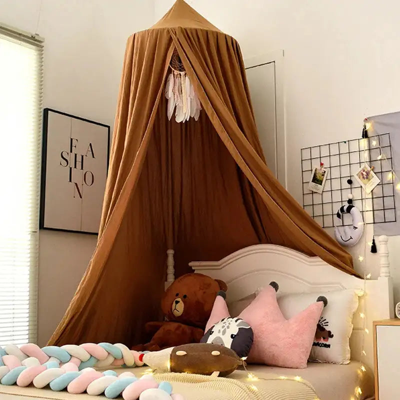 Kids Mosquito Net Baby Crib Curtain Hanging Tent Bed Decor Girl Princess Hanging Bed Canopy Living Corner Play Reading NookDecor