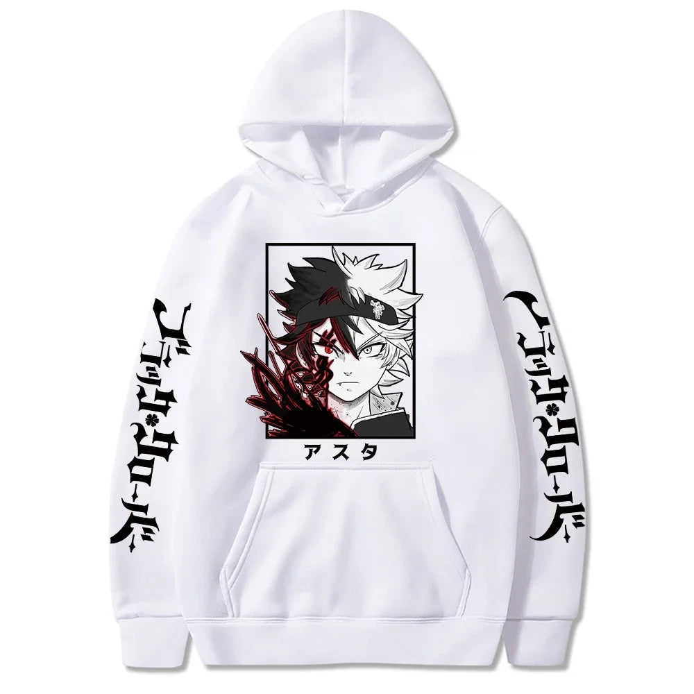 Black Clover Asta Hoodie - Oversized Manga Streetwear Hoodie for Men | Fleece Pullover with Bold Anime Print – Asta’s Power, Your Fashion - Premium hoodie from Lizard Vigilante - Just $46.66! Shop now at Lizard Vigilante