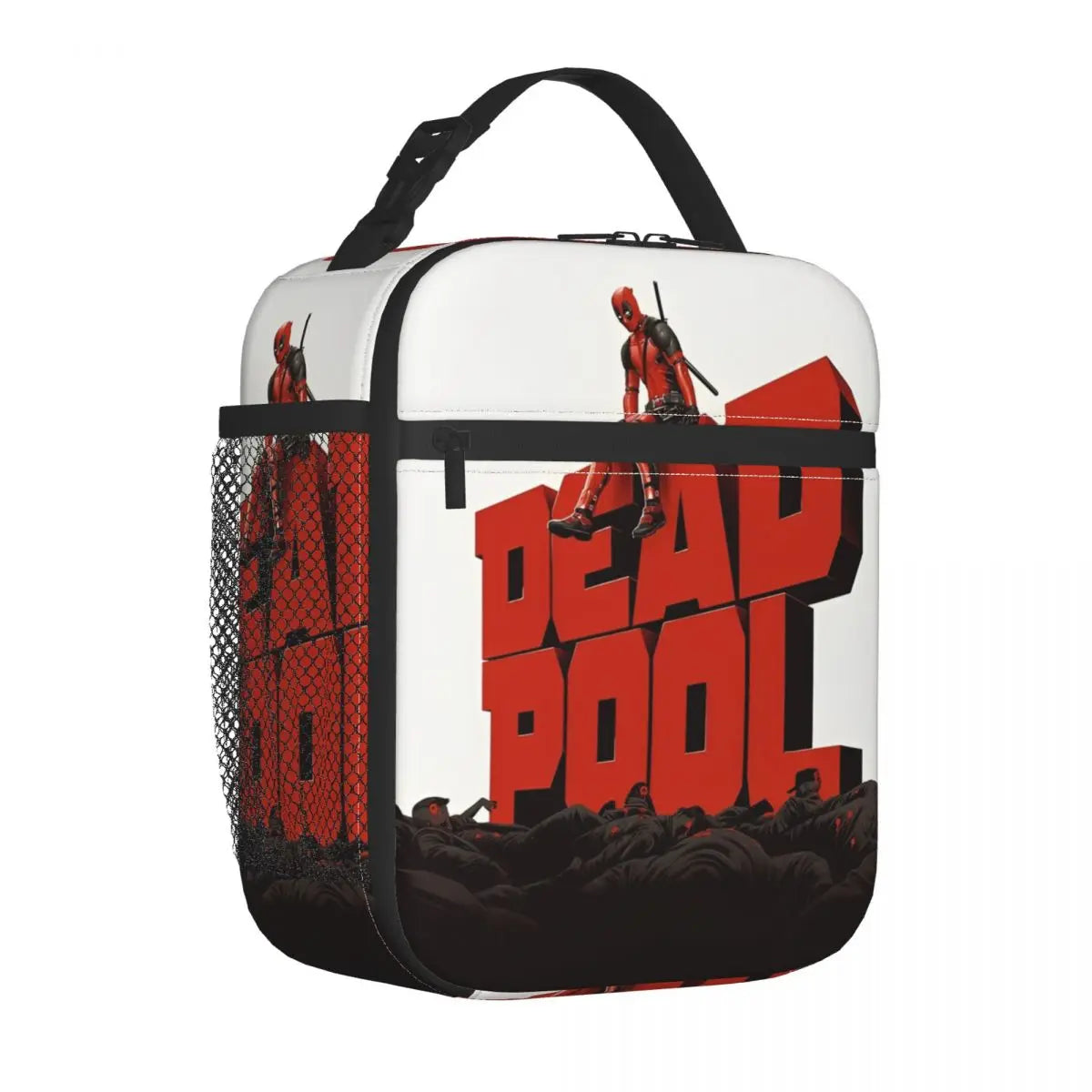 Deadpool Film-Inspired Insulated Lunch Bag – High-Capacity Thermal Tote for Men, Women, College, and Picnics - Premium bag from Lizard Vigilante - Just $23.88! Shop now at Lizard Vigilante