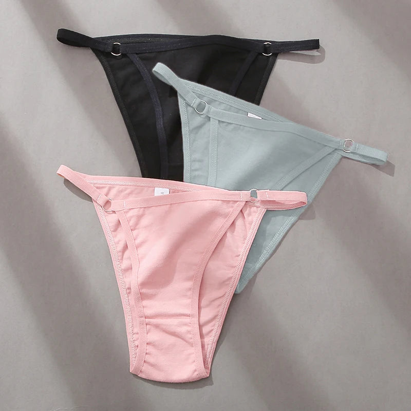 FINETOO 3-Pack Women's Cotton Low Waist Bikini Briefs – Everyday Comfort Meets Effortless Style – Soft, Stretchy, and Full of Attitude - Premium bikini briefs from Lizard Vigilante - Just $9.99! Shop now at Lizard Vigilante
