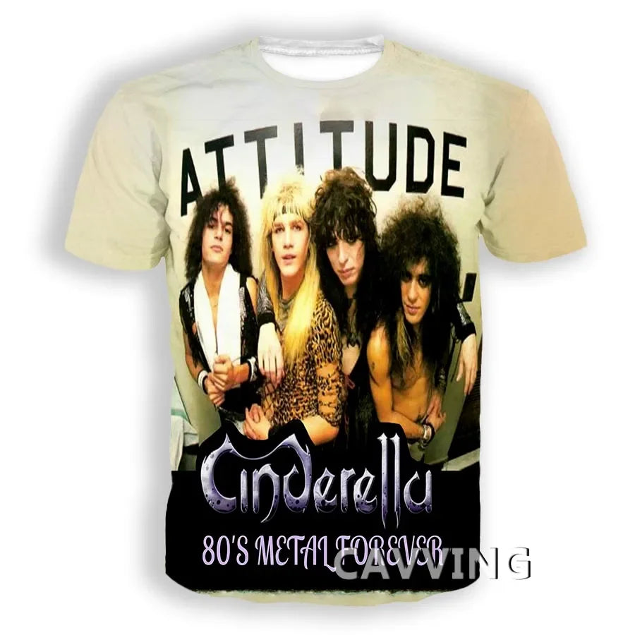 Cinderella Rock 3D Print Tee – Fierce Harajuku Vibes for Rebels & Royalty, Men’s & Women’s Summer Casual Streetwear - Premium tee from dsers - Just $10.99! Shop now at Lizard Vigilante