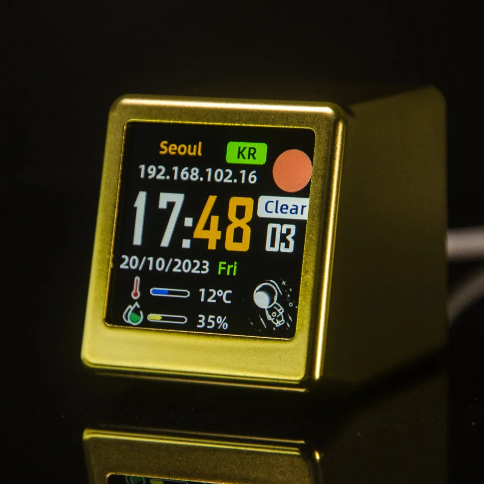 Bitcoin Stock Price Display Tracker Real Time Crypto Ticker Weather Clock