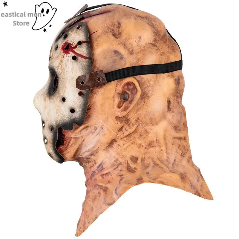 Crystal Lake Midnight Slasher Mask: Jason-Grade Horror Carnival Cosplay By Lizard Vigilante