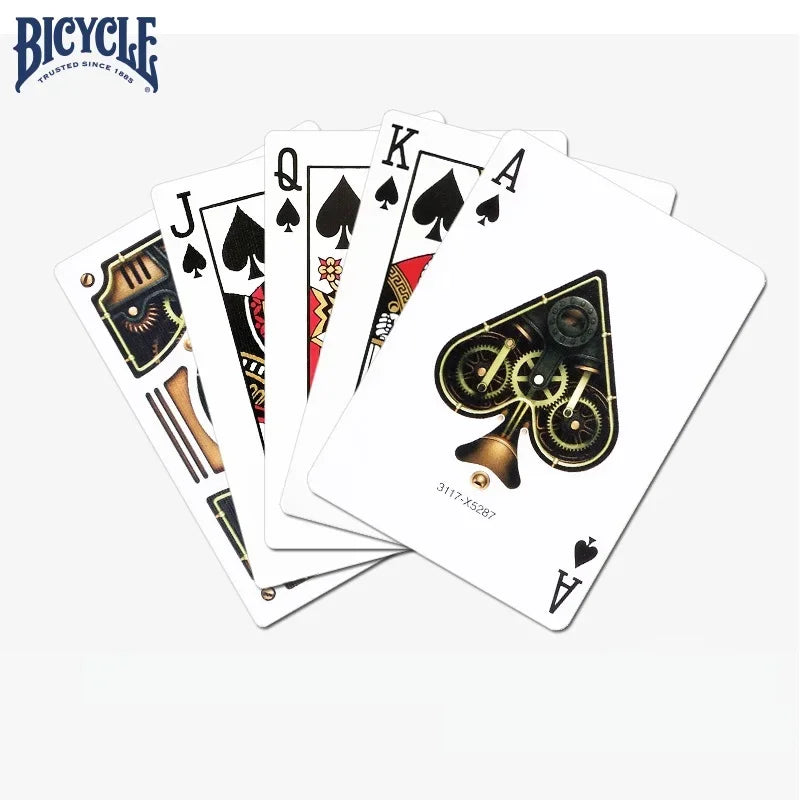 Bicycle Gold Steampunk Playing Cards Thoery11 Deck USPCC Collectible Poker Card Games Entertainment Magician Accessories - Premium  from Lizard Vigilante - Just $23.99! Shop now at Lizard Vigilante