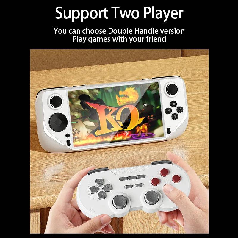 E6 Handheld GAME Console Portable Video Game 5-inch IPS Screen Retro Gamebox With 2.4G Wireless Controller Support PSP PS1 N64 - Lizard Vigilante