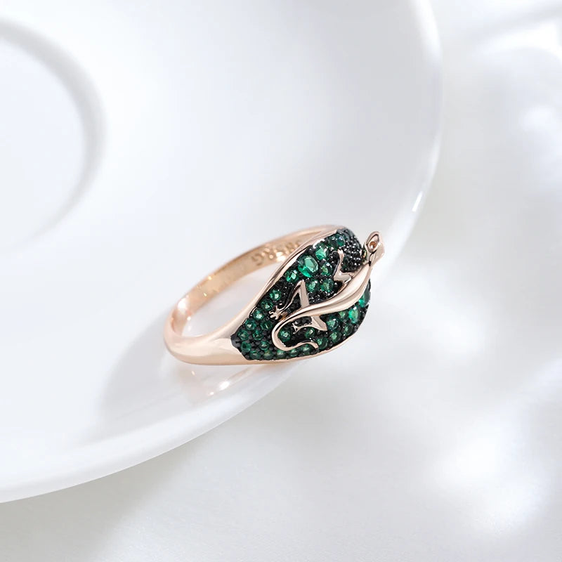 Kinel Lizard Ring: A Unique and Eye-Catching Statement Piece - Premium ring from Lizard Vigilante - Just $23.88! Shop now at Lizard Vigilante