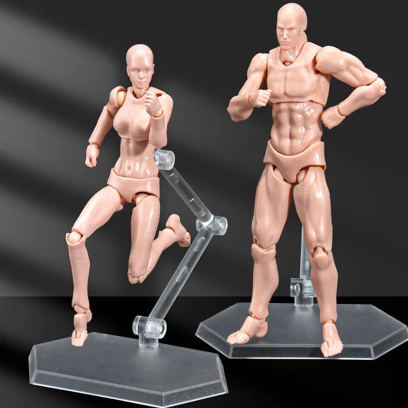 Articulated Human Figma Figurine Drawing Sketch People Statues Art Painting Joint Figurine Sculpture Decoration Desk Accessories