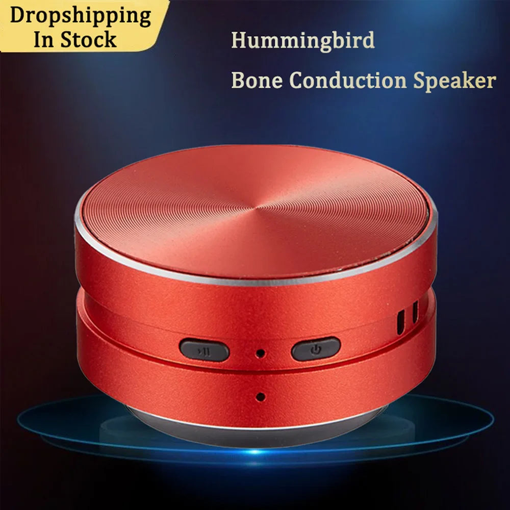 2025 Hot Bone Conduction Speaker Bluetooth-Compatible TWS Wireless Stereo Sound Hummingbird Speaker With FM Radio Dropshipping