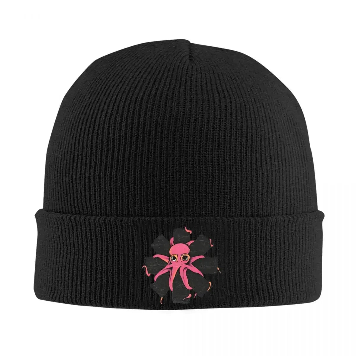 Red Hot Chili Octopus Beanie – Fiery Winter Skullies for Hip-Hop Rebels & Cozy Trendsetters - Premium unisex beanie from Lizard Vigilante - Just $21.08! Shop now at Lizard Vigilante