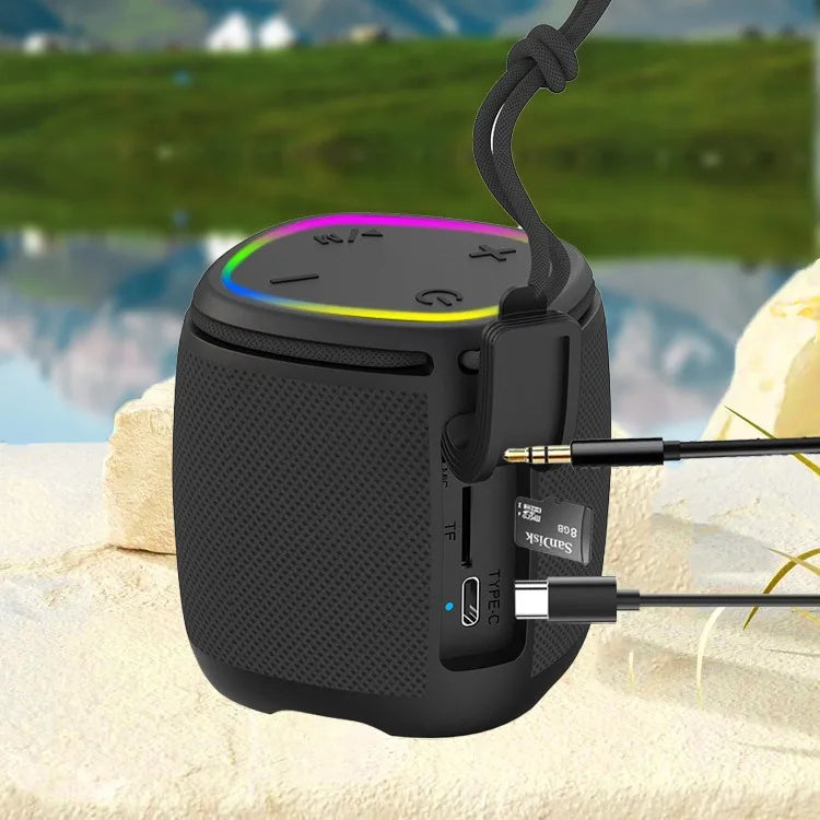 Portable Bluetooth Speakers, PX7 Waterproof Wireless Speaker HD Sound,Up to 12H Playtime, TWS Pairing, For Home/Party/Outdoor