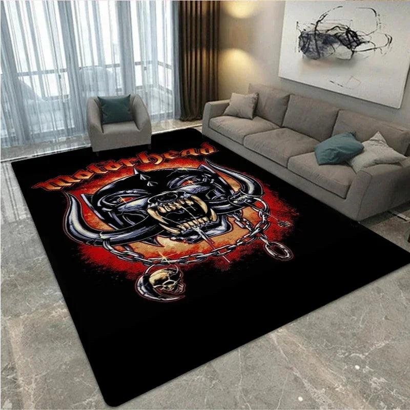 Motörhead Band Printed Carpet Living Room Bedroom Fashionable and Beautiful Anti Slip Carpet Photography Props Birthday Gift - Lizard Vigilante